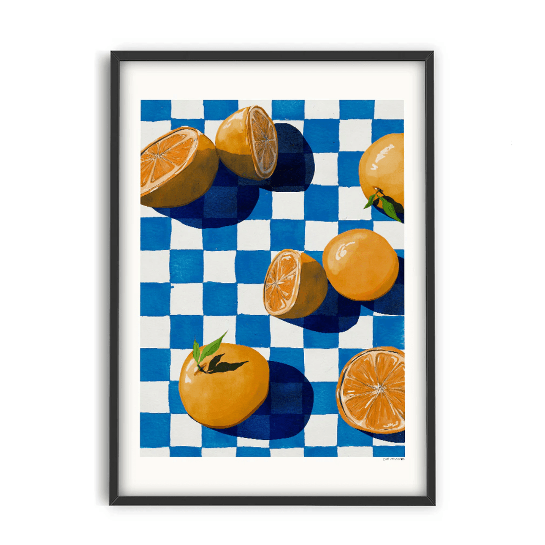 Affiche encadrée - Snacks from the orange tree