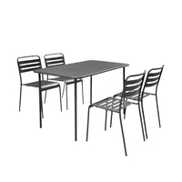 Table de jardin avec 4 chaises Luxembourg