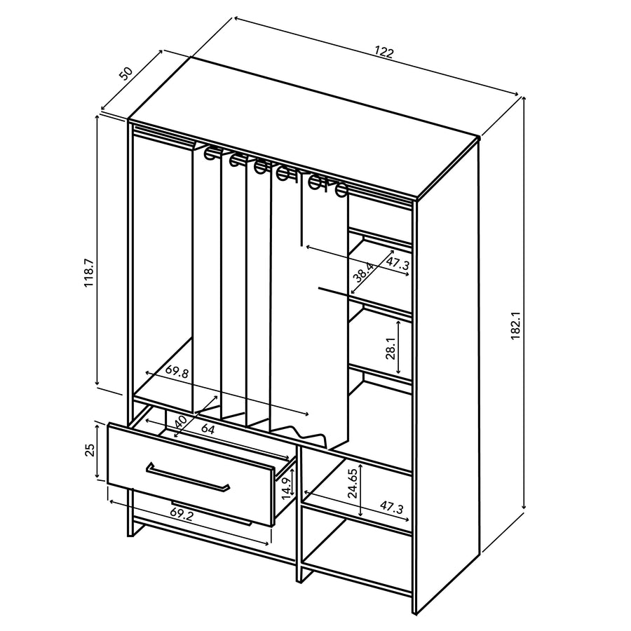 Armoire JUNGO - TemaHome