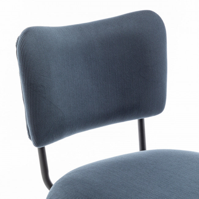 Tabouret Vander bleu